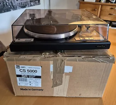 Kaufen Plattenspieler Dual CS 5000 Vintage + Abtastnadel 390 E, OVP,  HiFi, Vinyl • 302€