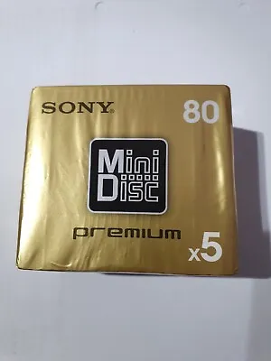 Kaufen Sony MiniDisc MDW-80 Premium 5er Pack (5 X Sony MiniDisc MDW-80PR) • 88.70€