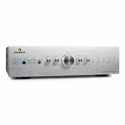 Kaufen Super Auna Av2-cd708 S Audio Hifi Stereo VerstÄrker Endstufe Amplifier Silber • 134.99€