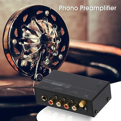 Kaufen PP400 Plattenspieler-Vorverstärker Leistungsstark Bequem Zu Verwenden Metallgehäuse Audio-Vorverstärker • 27.40€