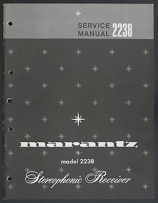 Kaufen Original MARANTZ 2238 Stereo Receiver Service-Manual/Diagram/Parts List O164 • 42.50€