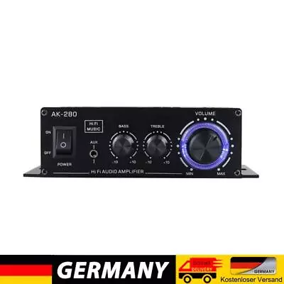 Kaufen AK-280 Digital Amplifiers 40W+40W Power Amplifier 12V Dual Channel RCA AUX Input • 20.93€