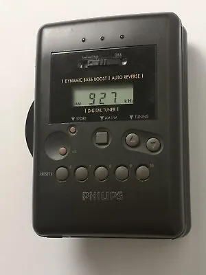 Kaufen PHILIPS Walkman AQ6529/00 Tragbarer Kassettenrecorder Kassettenspieler Mit Radio • 33.33€