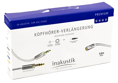Kaufen Inakustik Kopfhörer Verlängerung 3m Kabel AUX 3,5mm 6,3mm Klinke > Buchse 459 • 21.95€