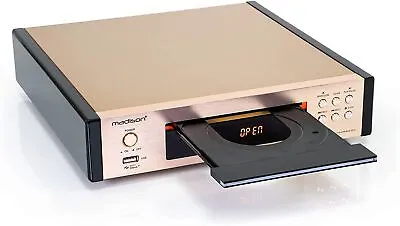 Kaufen Madison MAD-CD10 FM Tuner CD Player Surround Sound Stereo Roségold Gebürstet GUT • 73.90€