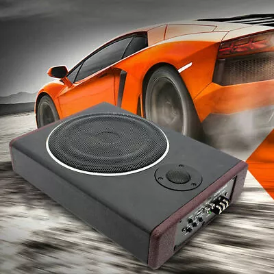 Kaufen 600W 8 Zoll Active Auto Untersitz Subwoofer Stereo-Verstärker Bass Lautsprecher • 73€