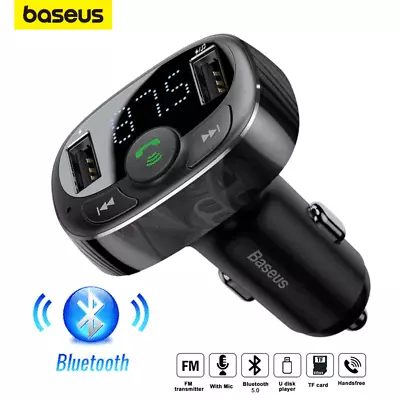 Kaufen Bluetooth FM Transmitter Auto Radio Audio MP3 Player USB Ladegerät Adapter KFZ • 13.99€