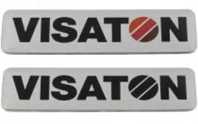 Kaufen Visaton BOXENSCHILD 35 X 10R 35 X 10 Mm-Boxenschilder Aus Aluminium Mit Visaton • 6.91€
