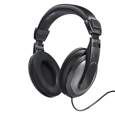 Kaufen Hama Over-Ear-Stereo-Kopfhörer Shell Headset Computer Handy Kabelgebunden 2m SW • 17.99€