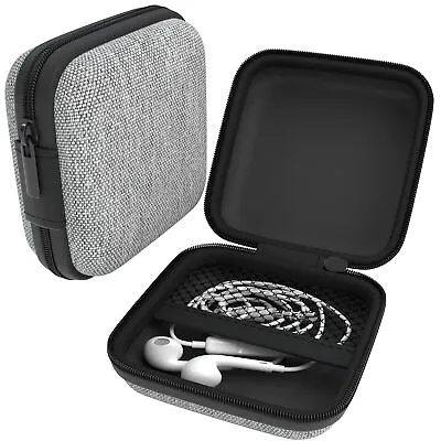 Kaufen Kopfhörer Tasche Case Schutzhülle Aufbewahrung Kleinteile Netzfach Eckig Grau • 6.99€