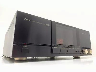 Kaufen Sansui B-2102 Stereo Power Verstärker Hi End 400W RMS Vintage 1987 Work Good Uvm • 1,343.99€