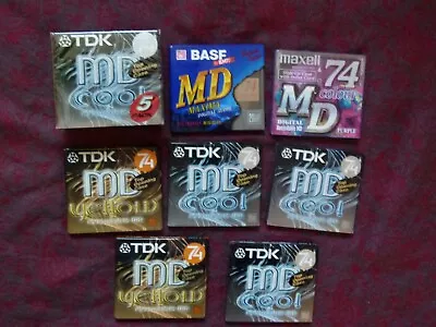 Kaufen Minidisk Mix TDK MAXELL BASF MD 74 Minidisk Neu  12 Stück • 50€