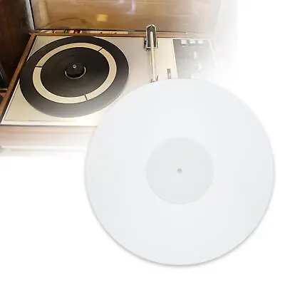 Kaufen 12\ Zoll Acryl Plattenspielermatte Plattenspieler Platte Matte Schallplattenspieler Weiß • 29.09€
