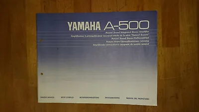 Kaufen Yamaha A-500  Bedienungsanleitung Operating Instuctions Manual • 2€