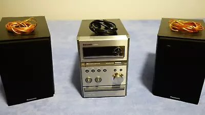 Kaufen Panasonic Mini Stereoanlage-SA PMX4/80 Watt/3 Wege Lautspr./UKW Radio/CD/MP3/USB • 75€
