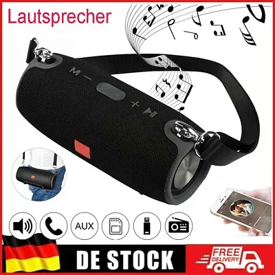 Kaufen Tragbarer Bluetooth Lautsprecher Stereo Subwoofer Musikbox Radio SD USB 20W • 24.99€