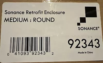 Kaufen Sonance Retrofit Gehäuse Medium: Rund 92343 Brandneu Verpackt • 46.79€