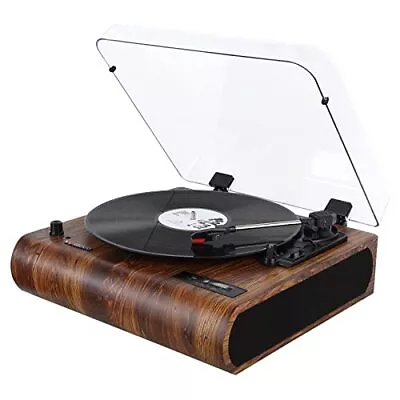 Kaufen Vinyl Plattenspieler VOSTERIO Bluetooth Schallplattenspieler Mit Integrierten Hi • 58.50€