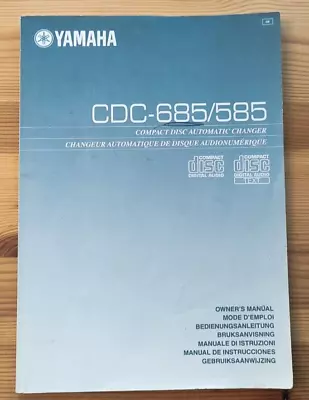 Kaufen Yamaha CDC 685/585 Original Bedienungsanleitung • 12€