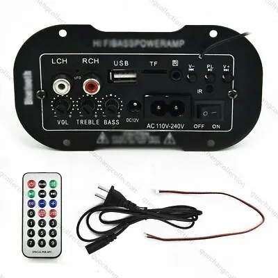 Kaufen Auto Bluetooth HiFi Bass Audio Verstärker Amplifier USB TF MP3 FM 220V/50W Kits. • 14.92€