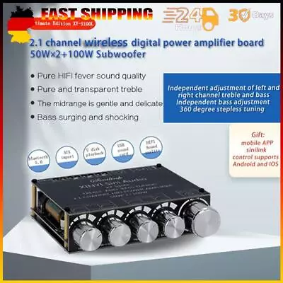 Kaufen Neu XY-S100L Power Subwoofer Amplifier Board 2.1 Channel Audio Stereo Equalizer • 18.79€