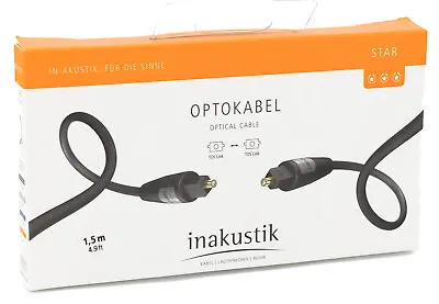 Kaufen Inakustik Lichtleiterkabel 1,5m Toslink Stecker Optisches Digital Opto Kabel 217 • 9.95€