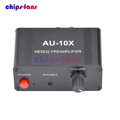 Kaufen AU-10X NE5532 Vorverstärker 3,5 Mm Audio Lautstärkeregler Für Kopfhörer Lautsprecher Neu • 24.32€