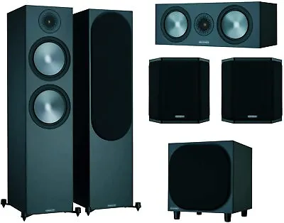 Kaufen Monitor Audio Bronze 6G Cinema 500 Heimkino 5.1 Lautsprecher-Set Schwarz  NEU • 2,824€