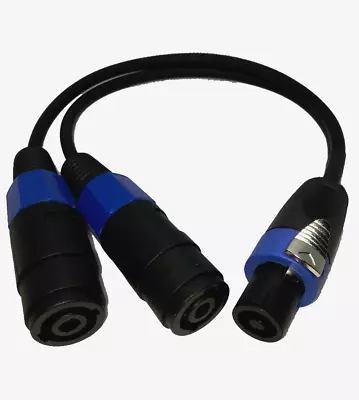 Kaufen Adapter Y-Kabel Splitter Speakon Stecker-2 Kompatible Speaker Buchse/Kupplung • 17.45€