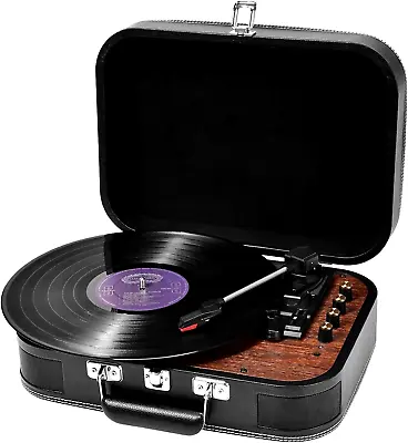 Kaufen Plattenspieler Bluetooth Vinyl Schallplattenspieler  MP3, USB, AUX, Stereo Lauts • 118€