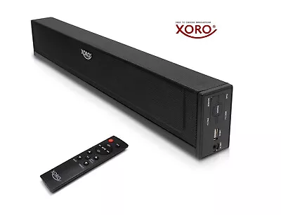 Kaufen XORO HSB 50 ARC 2.0 Soundbar 25 Watt RMS Lautsprecher, Bluetooth, USB, AUX, HDMI • 39.90€