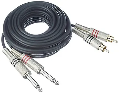 Kaufen Klinkenkabel Audiozubehör Cinch 2 X 6,3mm Hall Mono Adam Cables K3tpc0300 3meter • 10.64€