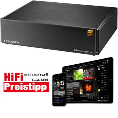 Kaufen High End Musikserver I-O DATA Soundgenic Mit 4 TB HDD Speicherplatz Neu • 650€