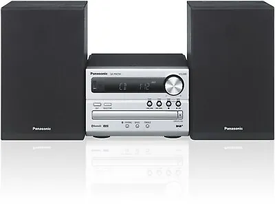 Kaufen Panasonic SC-PM254EG-S Micro- Mit HiFi-System Bluetooth DAB+ CD UKW 20W Silber • 154.99€