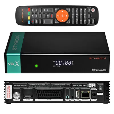 Kaufen GTMEDIA V8X HD Sat Receiver Digital Satelliten DVB-S/S2/S2X TV Box WIFI Youtube • 39.99€