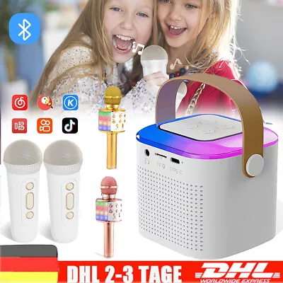 Kaufen Bluetooth Mikrofon Tragbares Handmikrofon Für Kinder Und Erwachsene Karaoke Set • 18.99€