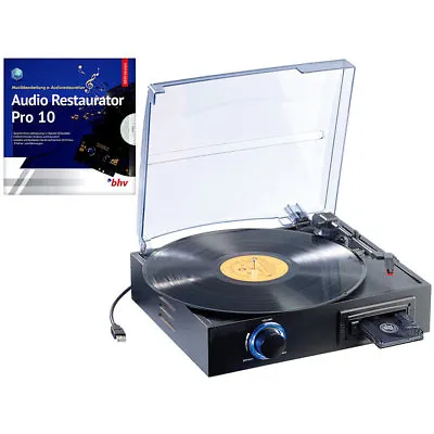 Kaufen Q-Sonic USB-Platten- & Kassetten-Spieler UPM-700 + Audio Restaurator Pro 11 • 62.99€