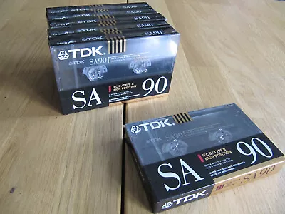 Kaufen TDK SA-90SE Type II High Position, Stereo Cassette Tape Deck, Neu, Versiegelt • 10€