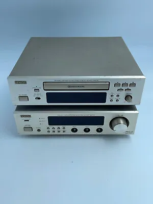 Kaufen Denon DRR-F100 Stereo Kassetten Deck Und DRA-F100 Receiver (funktioniert) • 109.99€