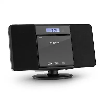 Kaufen (b-ware) Bluetooth Stereoanlage Mp3 Cd Player Ukw Radiotuner Usb Aux Schwarz • 57.99€