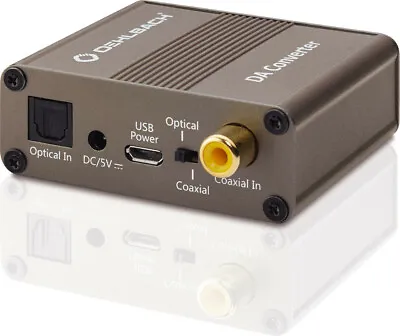 Kaufen Oehlbach DA Converter Digital/Analog Audiowandler Koaxial/Optisch R-L/Klinke • 78.99€