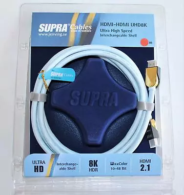 Kaufen Supra Cables HDMI Kabel High Speed 2.1  UHD 8K Mit Ethernet  3D 3m • 99€