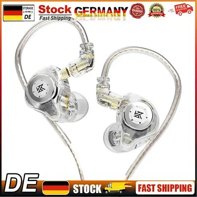 Kaufen KZ-EDX Pro HIFI Bass Earphones Sport Monitor Headphone (Transparent No Mic) • 14.03€