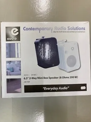 Kaufen Lautsprecherboxen E Audio Weiß,2 Wege6,5   • 50€