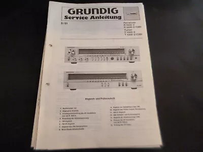 Kaufen Original Service Manual Schaltplan Grundig R 1000-2 T 1000-2 • 11.90€