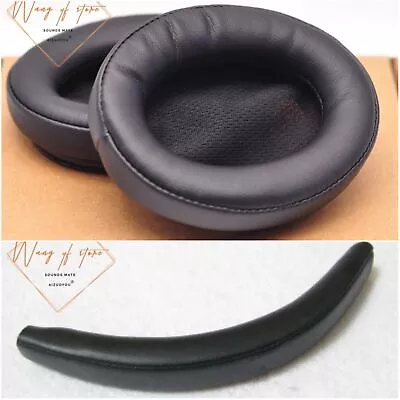 Kaufen Replacement Ear Pads Headband Foam Cushion For Denon AH D1100 AH NC800 Headphone • 21.23€