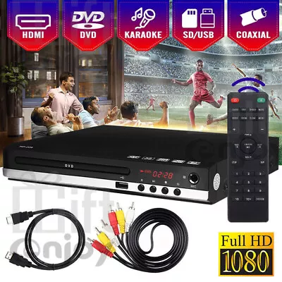 Kaufen CD DVD Spieler Player Mit HDMI USB AV Anschluss Mit Fernbedienung Für TV Player • 33.90€