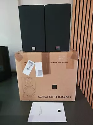 Kaufen Dali Opticon 1 + Lautsprecher + MK1 + Schwarz + Paar + OVP • 379.95€