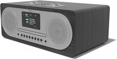 Kaufen DAB DAB + FM Radio Stereo Hi-Fi Lautsprechersystem & CD-Player, Bluetooth, Farb-Di • 132.98€