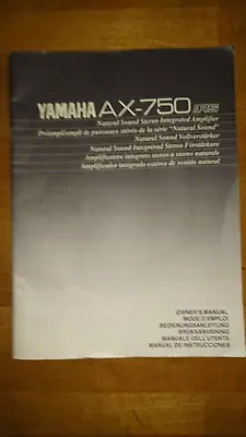 Kaufen Yamaha AX-750  Bedienungsanleitung Operating Instuctions Manual • 3€